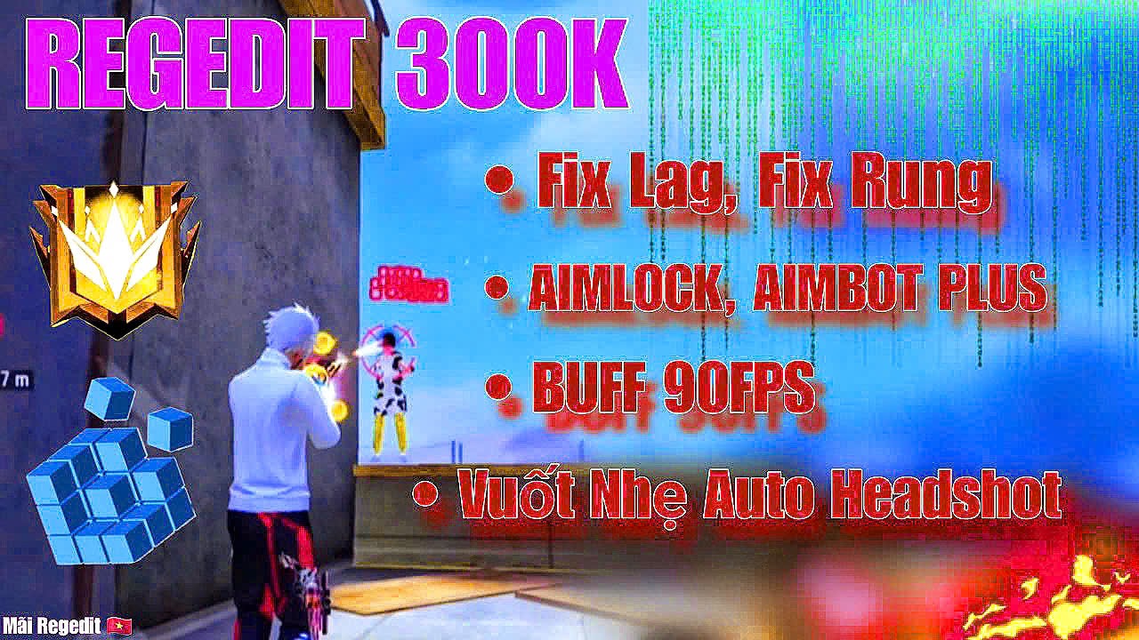 REGEDIT FREE FIRE 300K